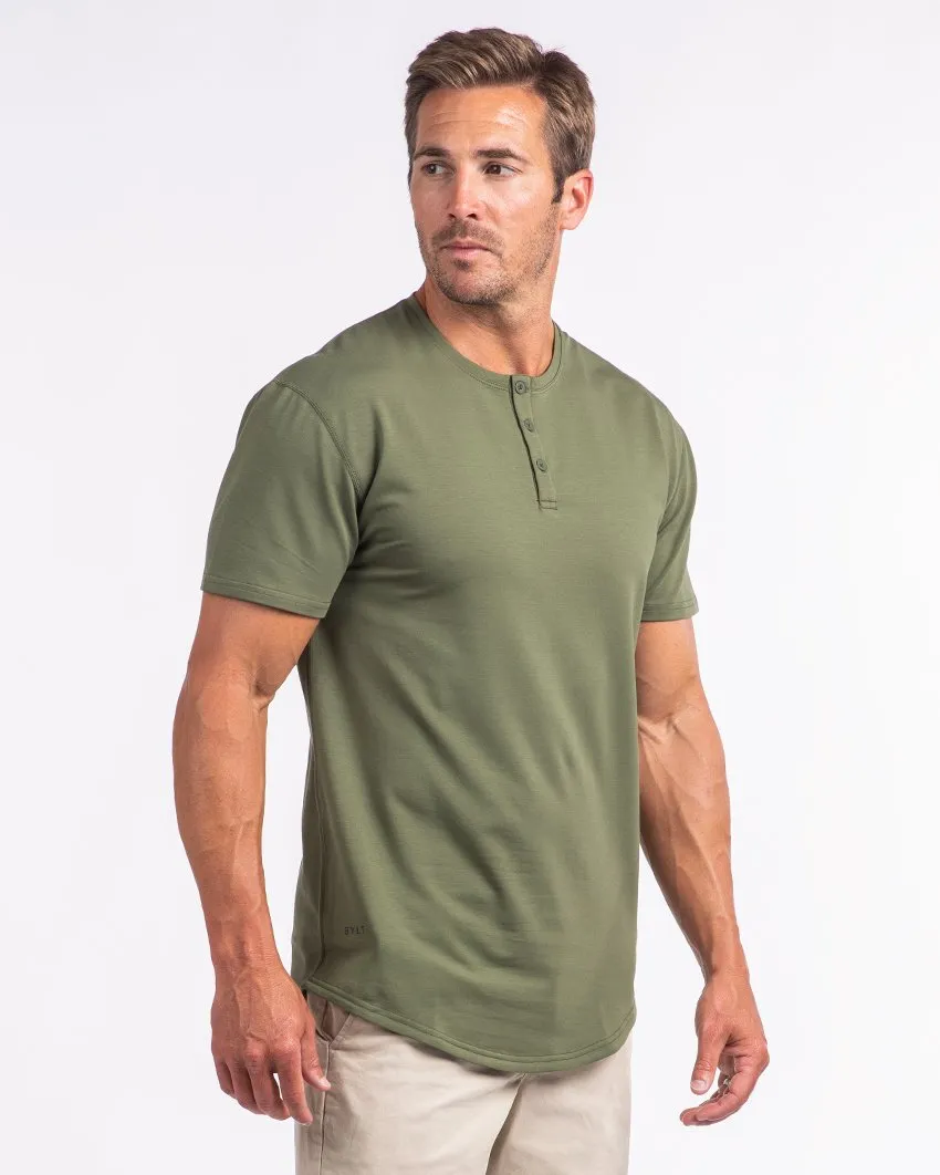 Henley Drop-Cut <!-- Size M -->