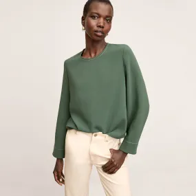 Jules Top - Everyday Crepe :: Dusty Pine