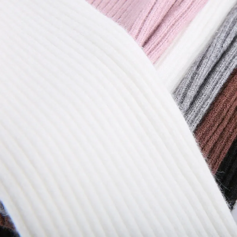 Knitted Slim Fit Long Sleeve Pullover Sweaters
