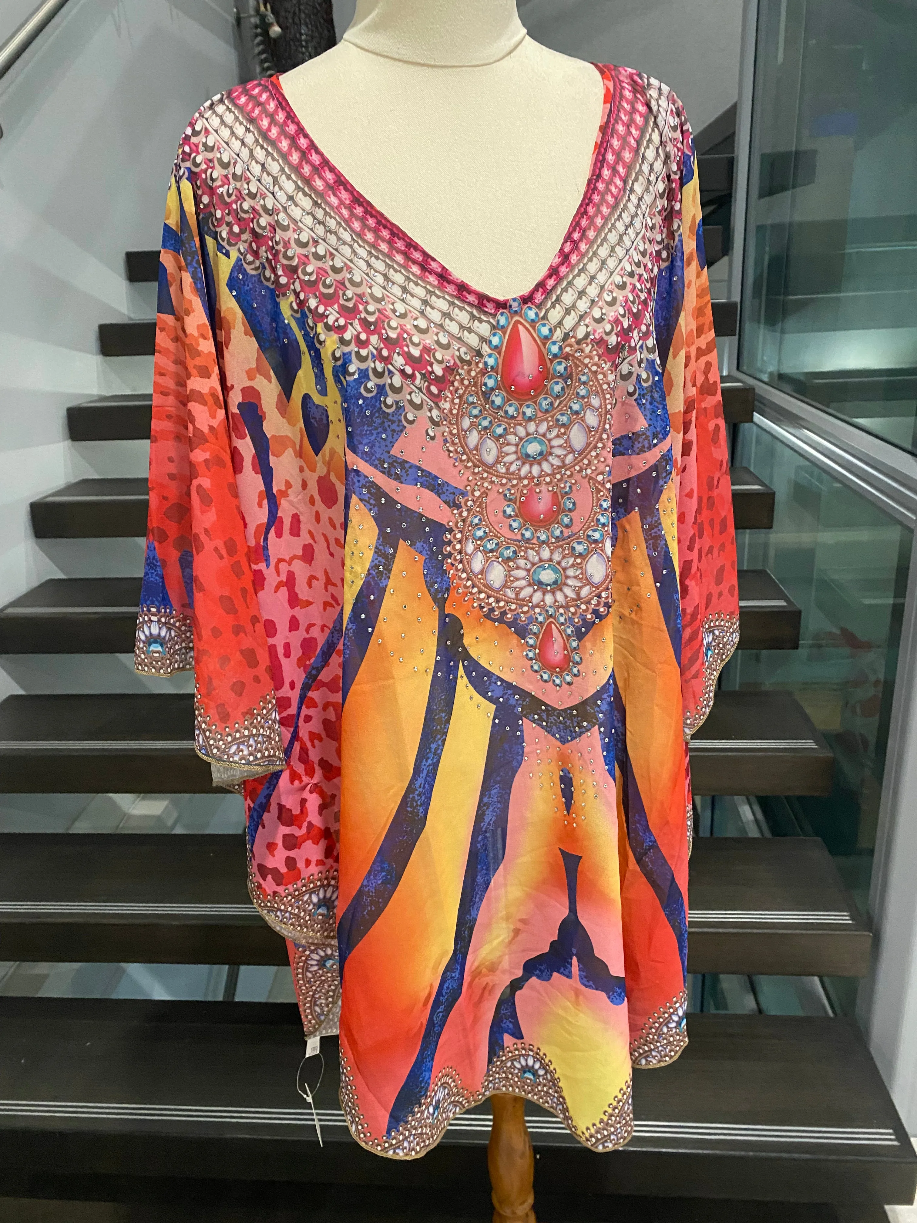 Kyra Blouse Top – Embellished Tunic for Effortless Day-to-Night Style