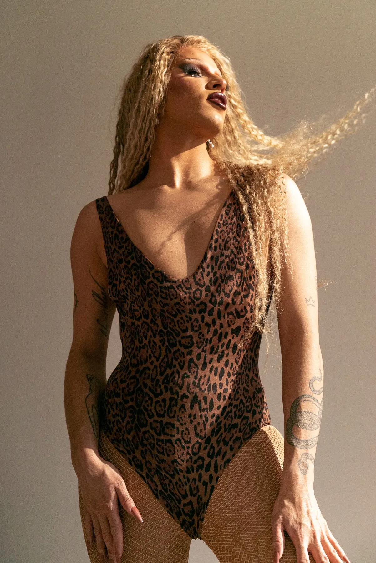 Limited Edition - The Minimalist One Piece - Kendall Leopard