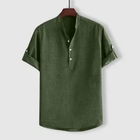 Men's Casual Henley Shirt