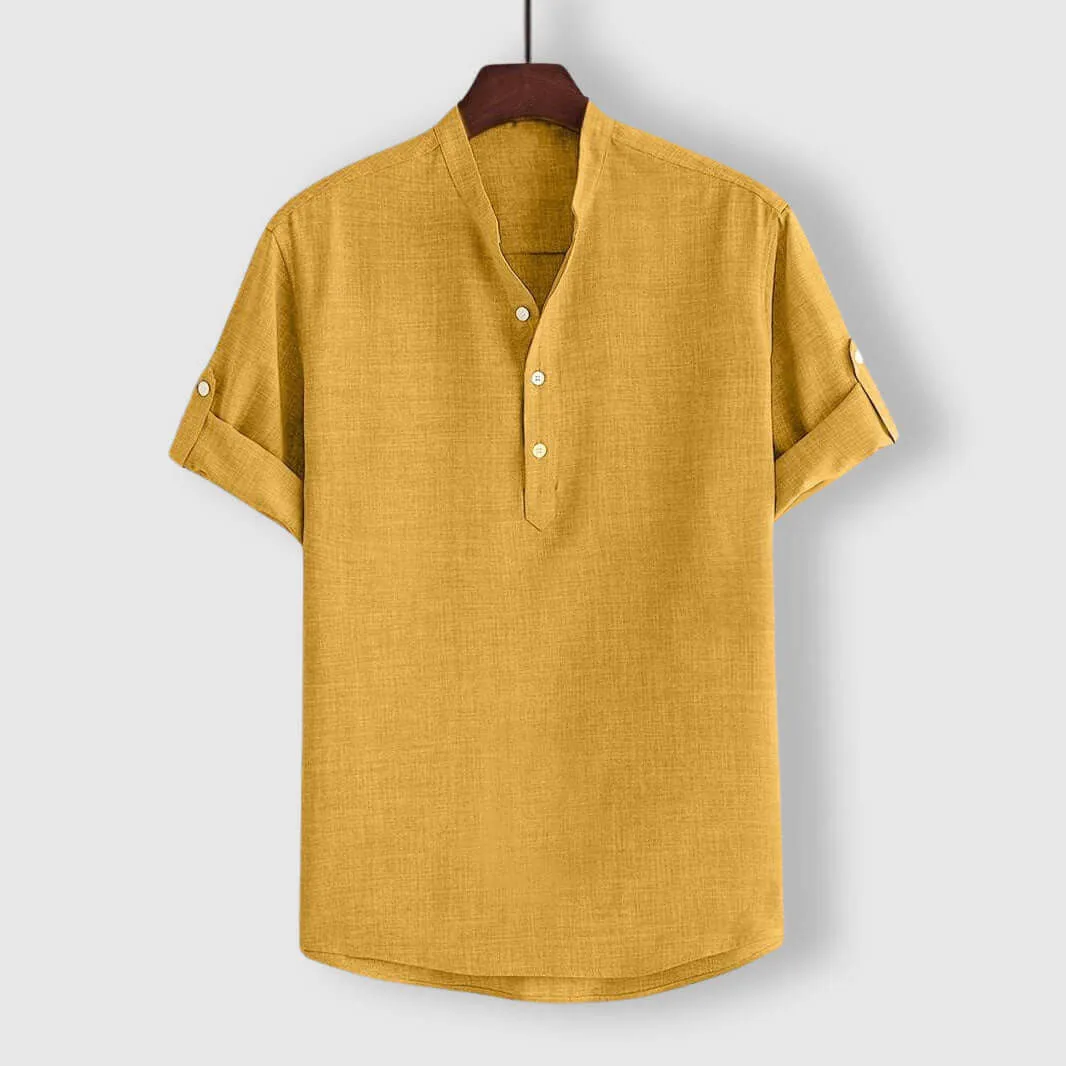 Men's Casual Henley Shirt