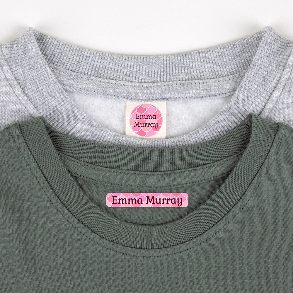 Mermaid Pattern Camp Clothing Labels Pack