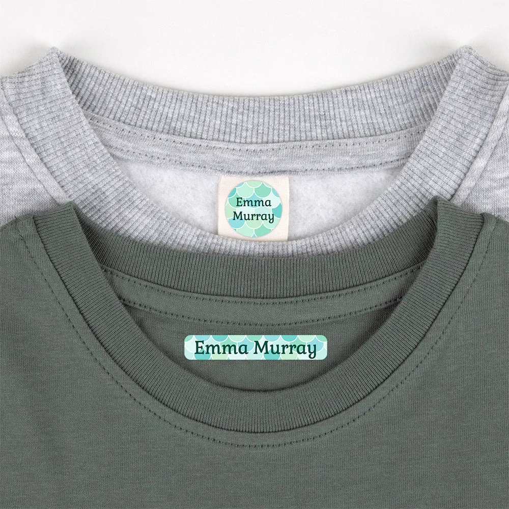 Mermaid Pattern Camp Clothing Labels Pack