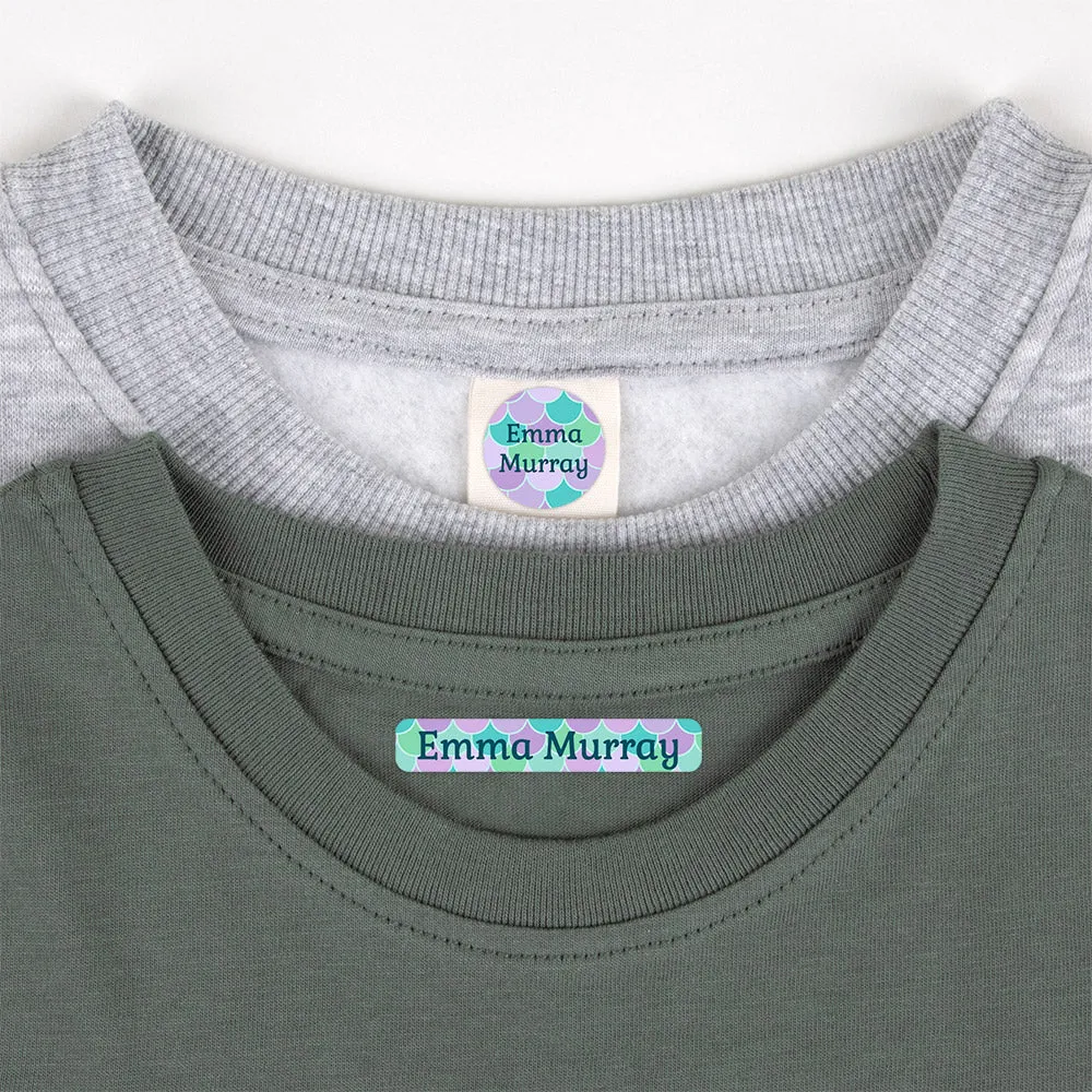 Mermaid Pattern Camp Clothing Labels Pack