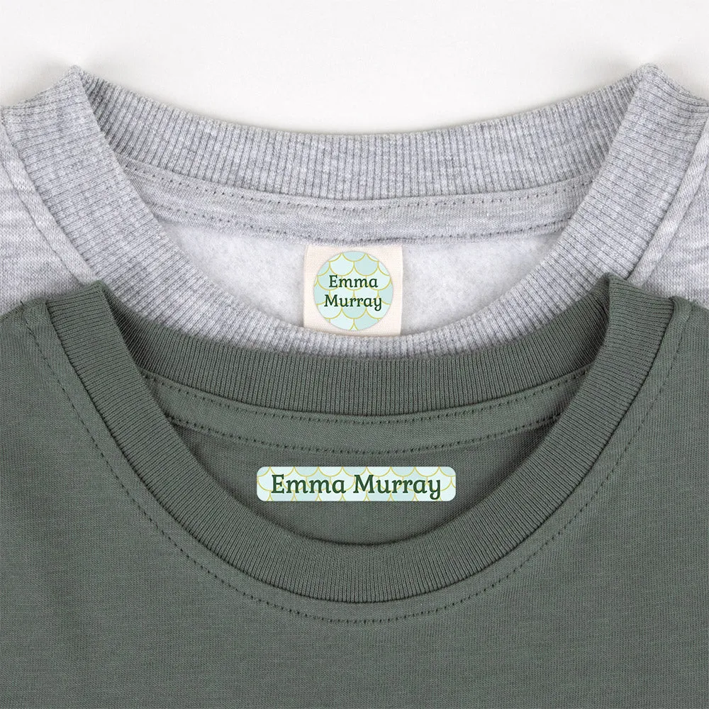 Mermaid Pattern Camp Clothing Labels Pack