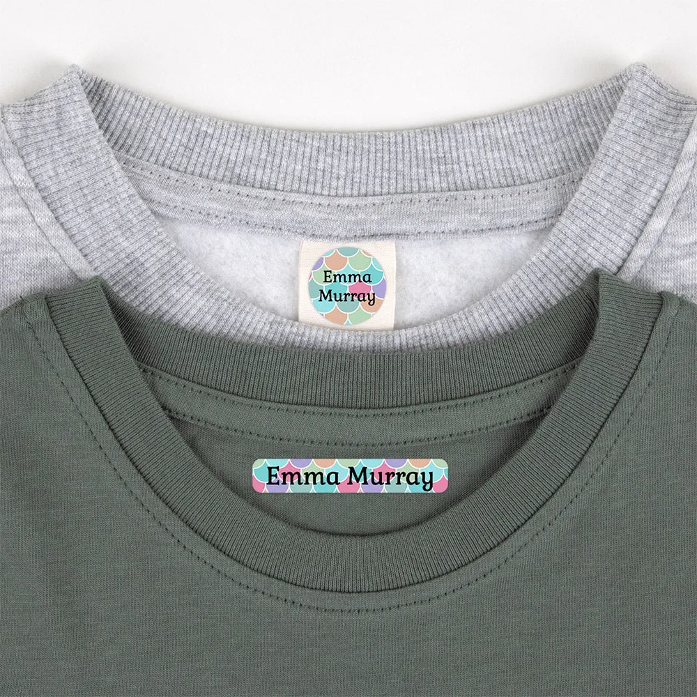 Mermaid Pattern Camp Clothing Labels Pack
