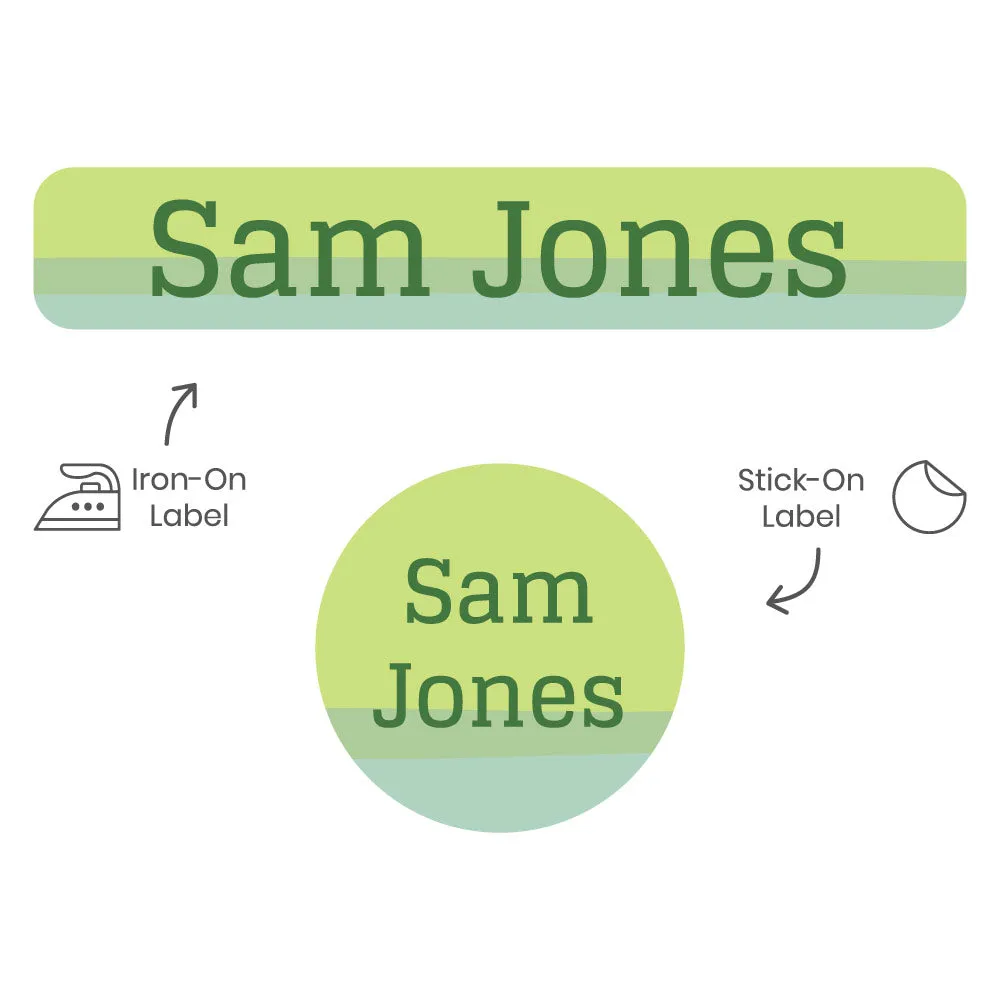 Ombre Camp Clothing Labels Pack