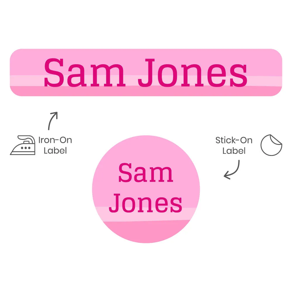 Ombre Camp Clothing Labels Pack