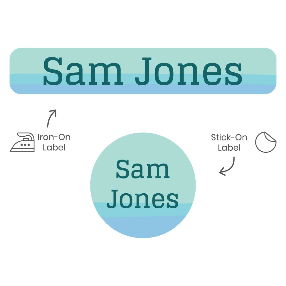 Ombre Camp Clothing Labels Pack