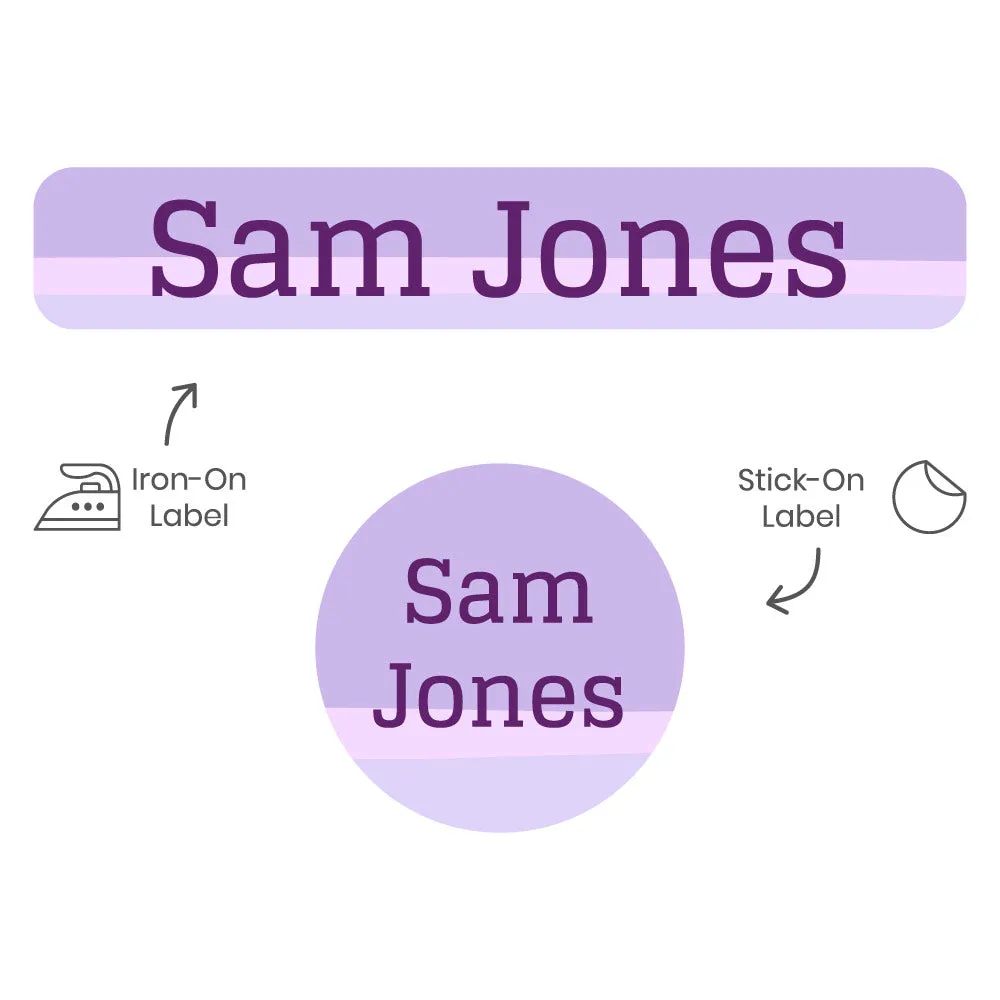 Ombre Camp Clothing Labels Pack