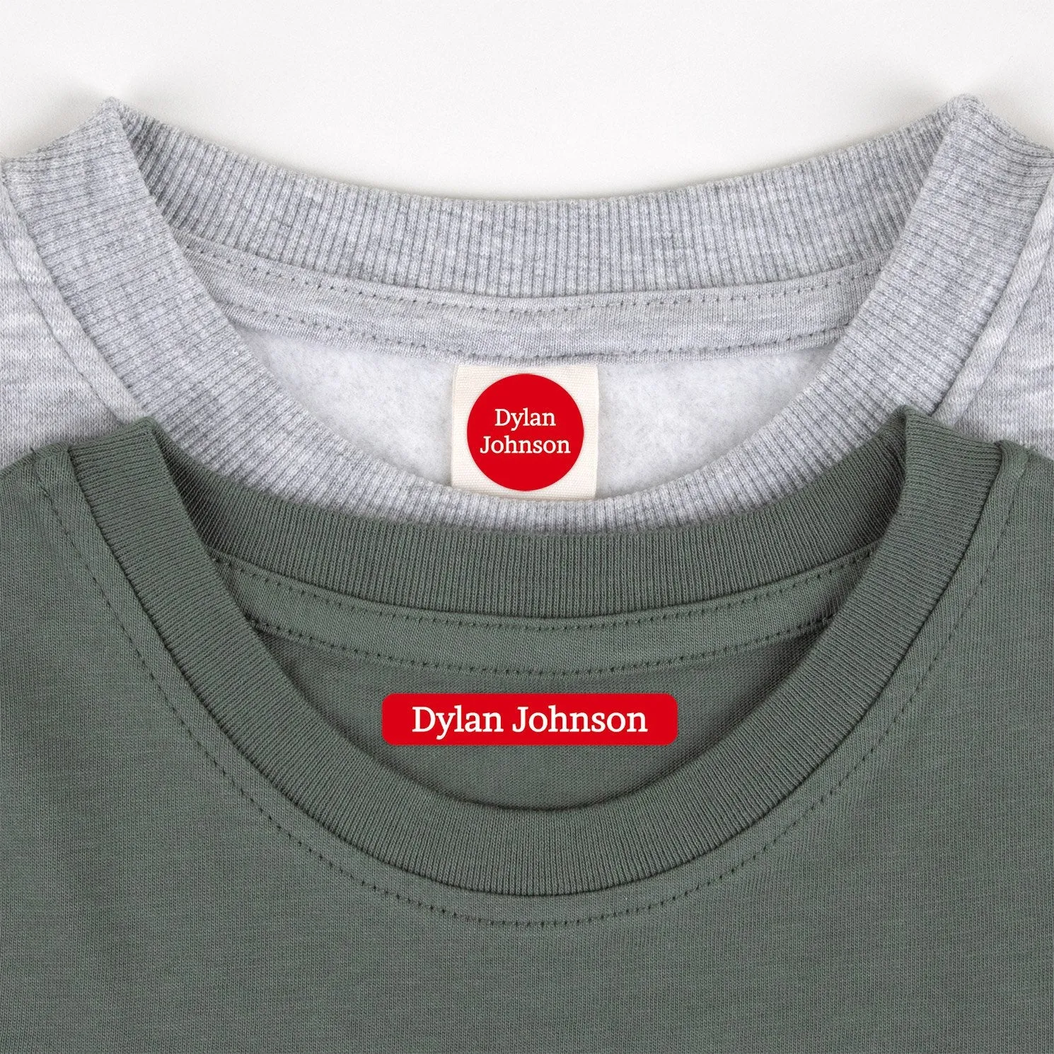 One Color Camp Clothing Labels Pack