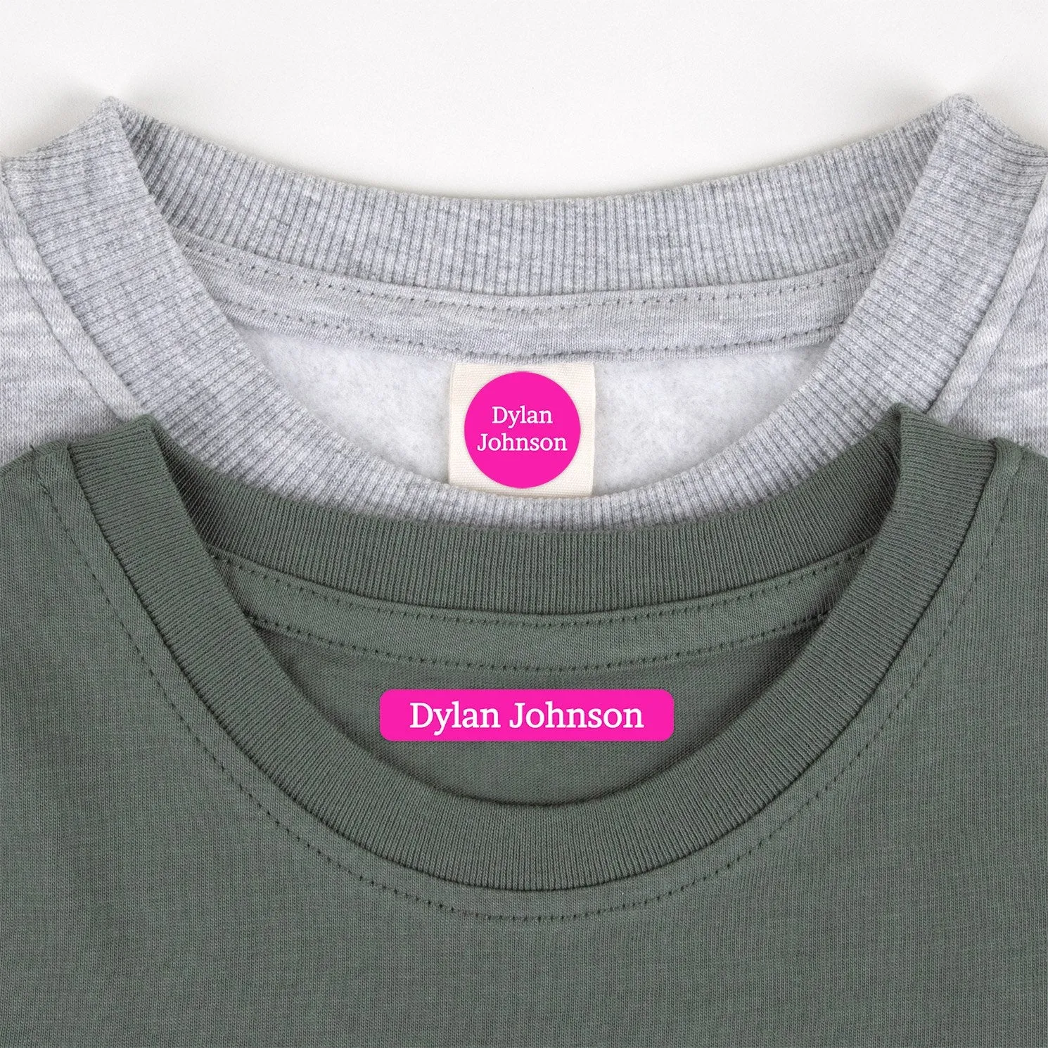 One Color Camp Clothing Labels Pack