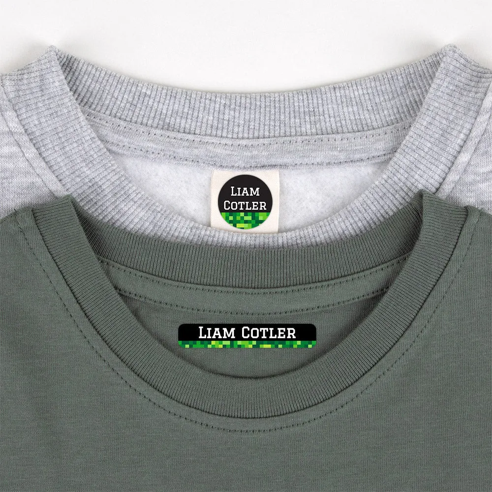 Pixels Camp Clothing Labels Pack
