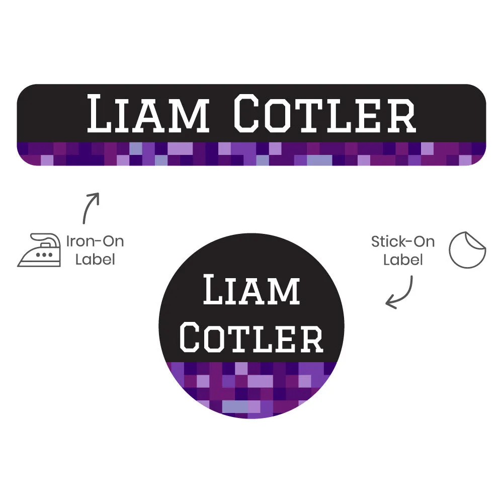 Pixels Camp Clothing Labels Pack