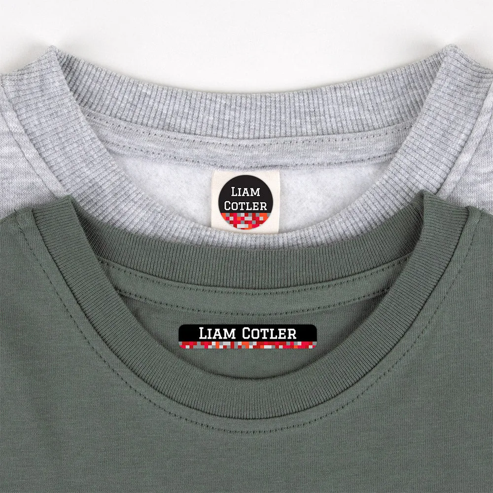 Pixels Camp Clothing Labels Pack
