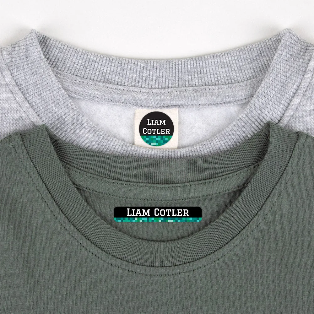 Pixels Camp Clothing Labels Pack