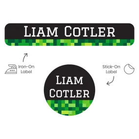 Pixels Camp Clothing Labels Pack