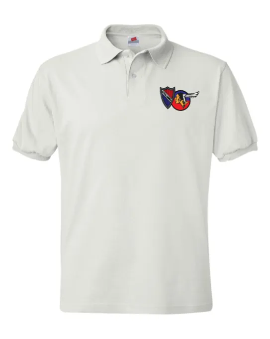 POCI Pontiac Oakland HERITAGE cotton polo (WITH POCI TEXT)