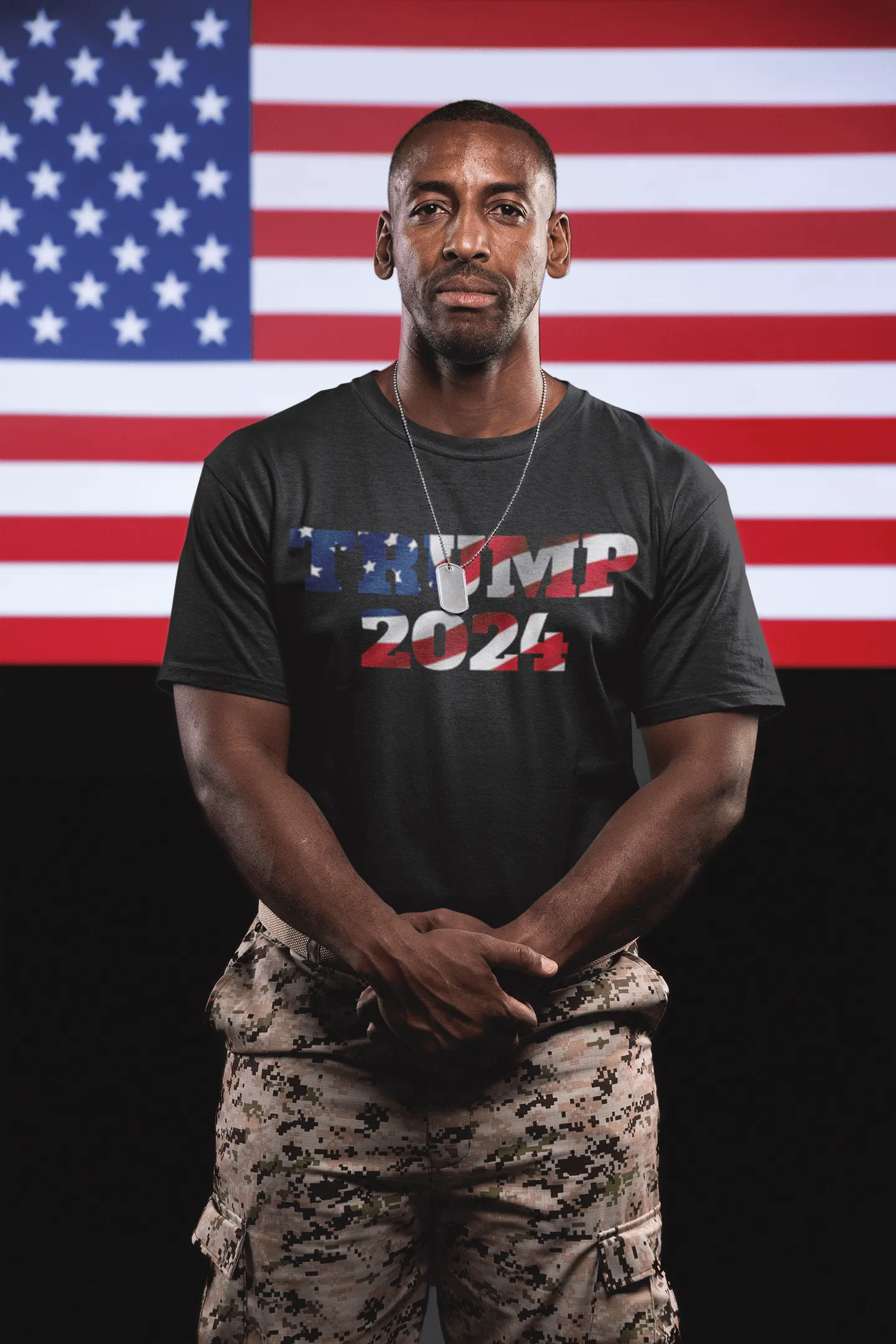 Political Hoodie American Flag Trump 2024 Blended Ultra Soft Cotton Midweight Unisex Pullover