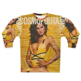 "Gia Carangi's Iconic Cosmopolitan Swimsuit Sweatshirt"
