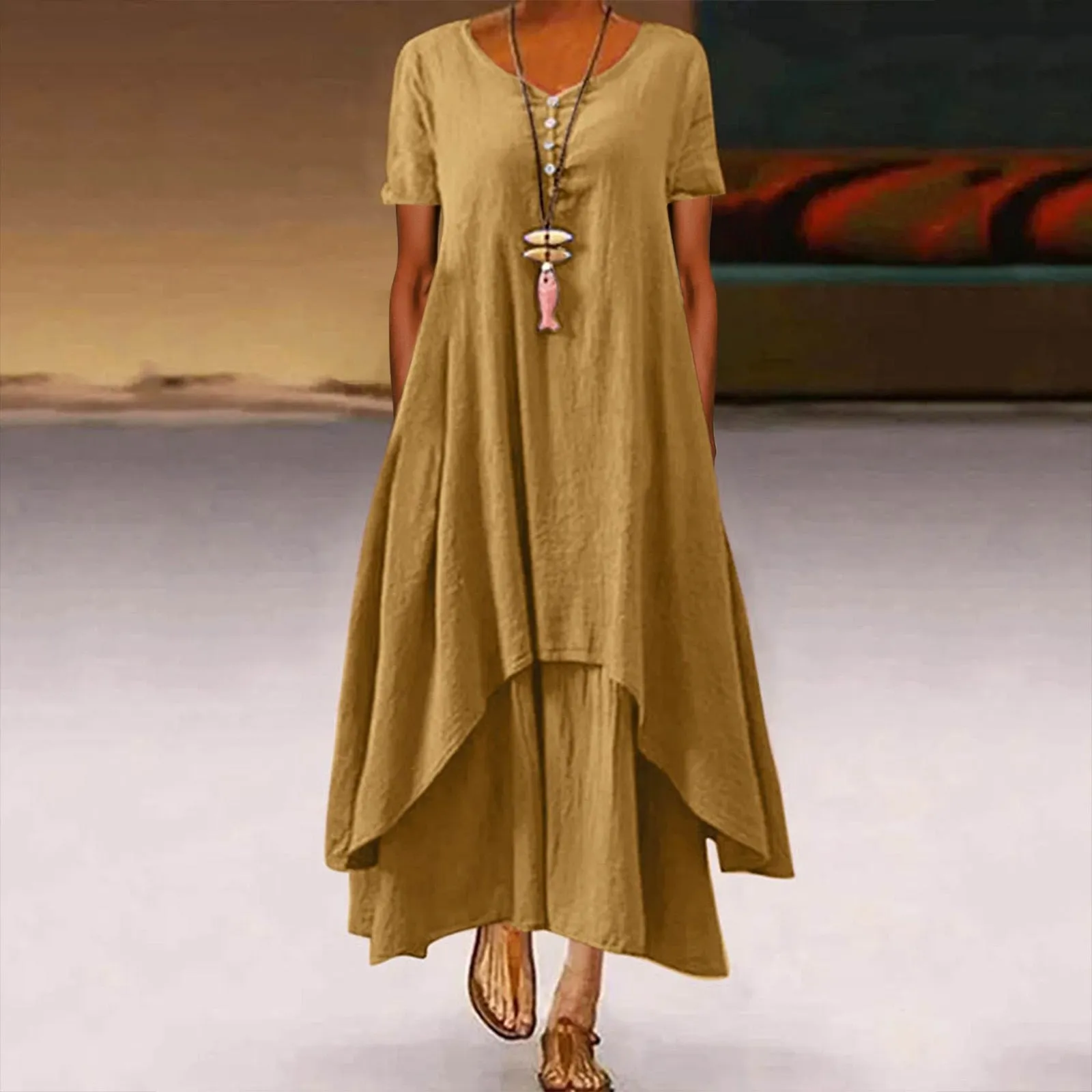 "Jenesis" Beach Dress