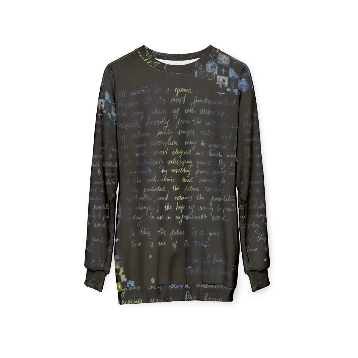 "The Player of Games" Sci-Fi Sweatshirt with Retro Chess Design