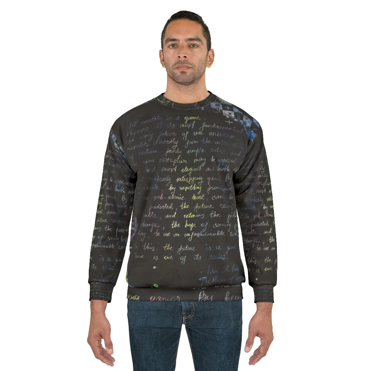 "The Player of Games" Sci-Fi Sweatshirt with Retro Chess Design