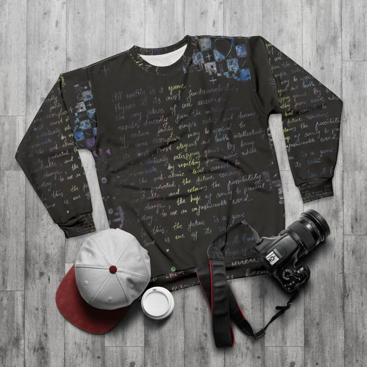 "The Player of Games" Sci-Fi Sweatshirt with Retro Chess Design