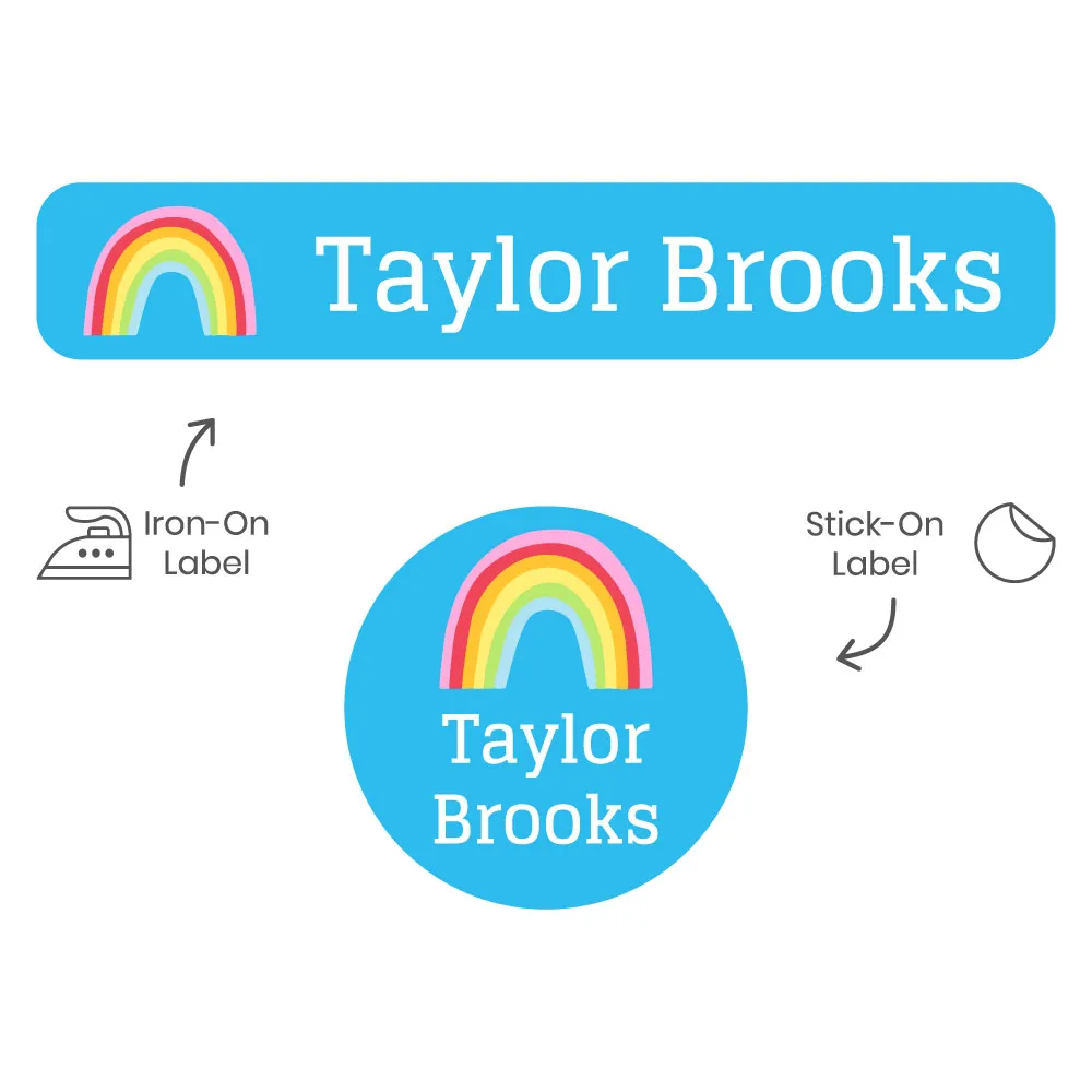Rainbows Camp Clothing Labels Pack
