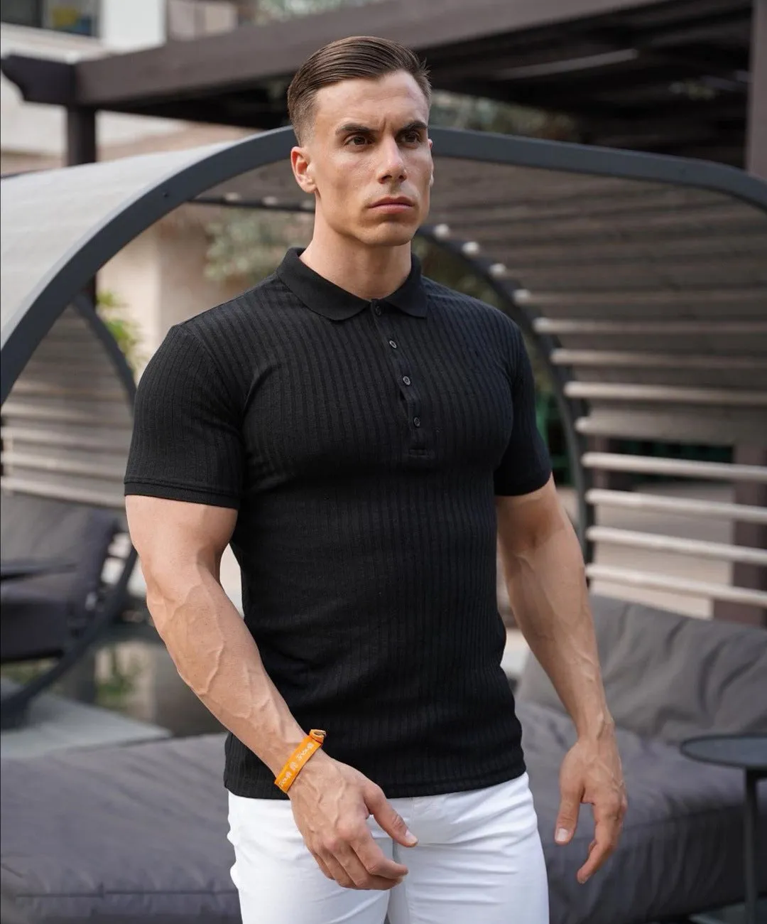 Slim-Fit Cotton Polo Shirt