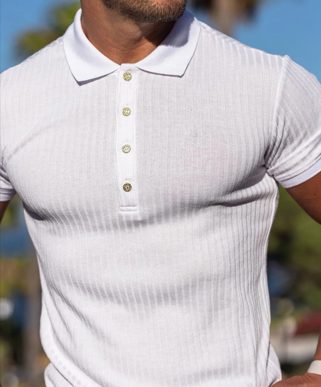 Slim-Fit Cotton Polo Shirt