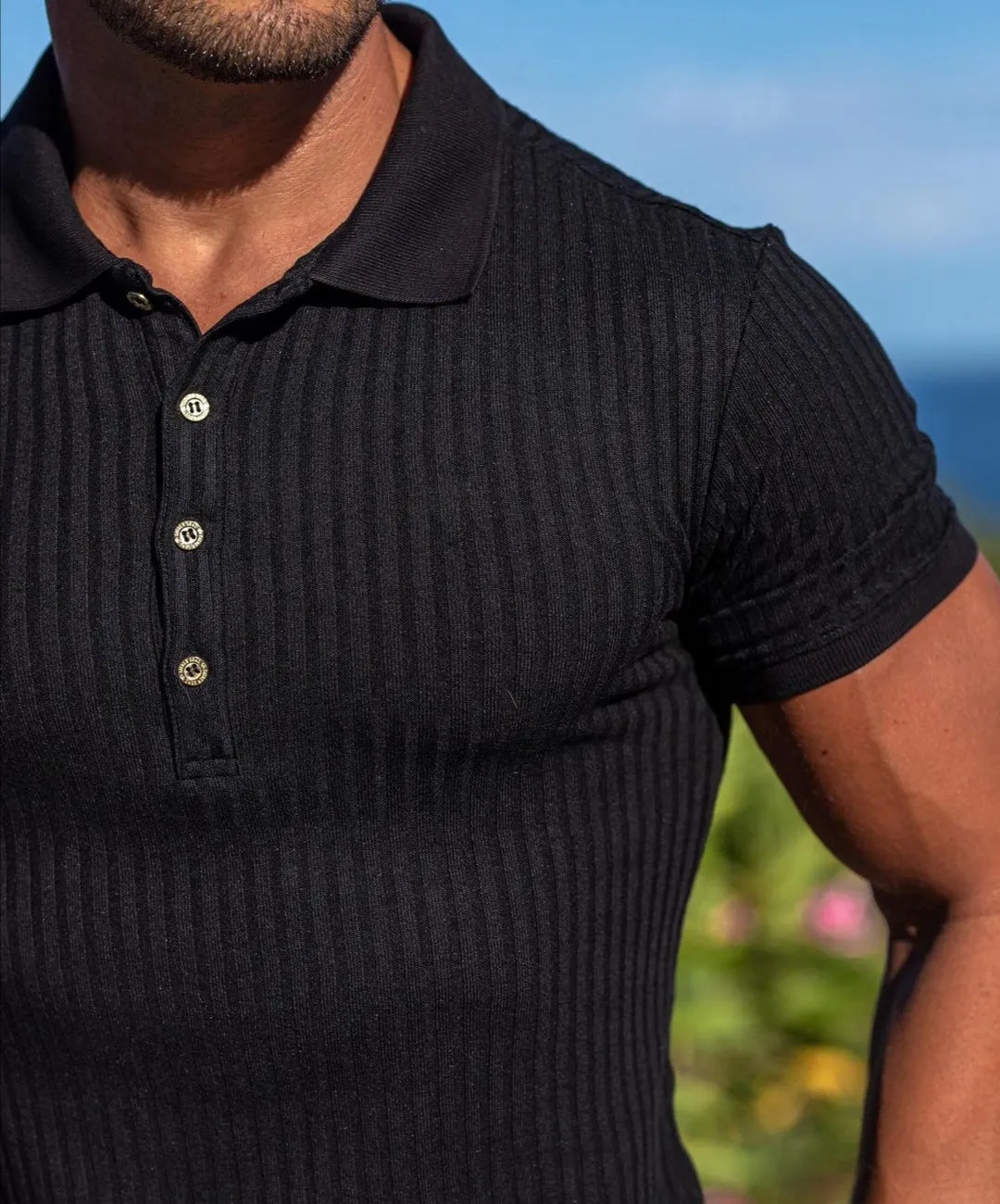 Slim-Fit Cotton Polo Shirt