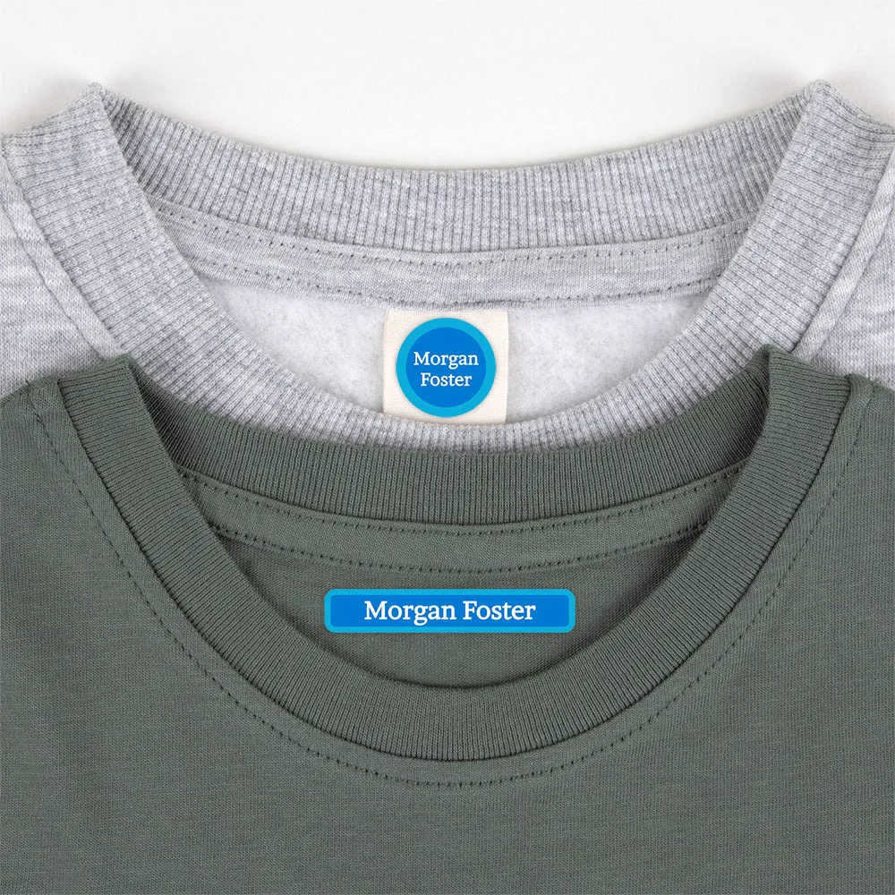 Solid Border Camp Clothing Labels Pack