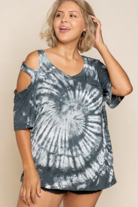 Splashes in Color Top, Galaxy Black