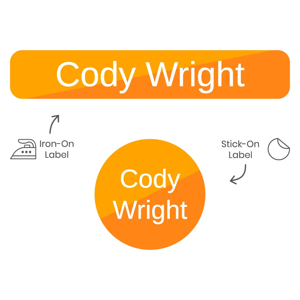 Split Camp Clothing Labels Pack