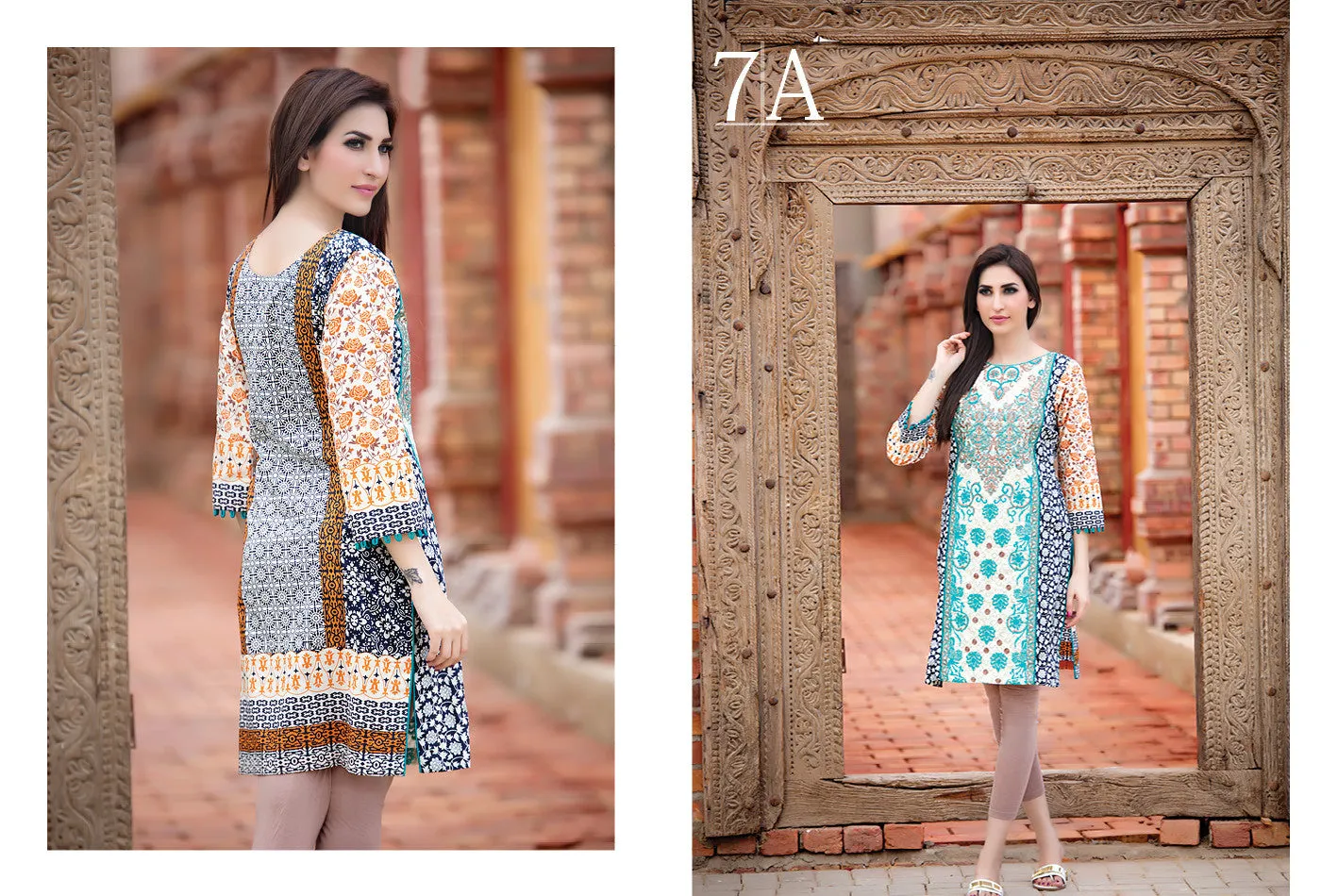 Subhata Embroidered Lawn Tunic Collection - 7A