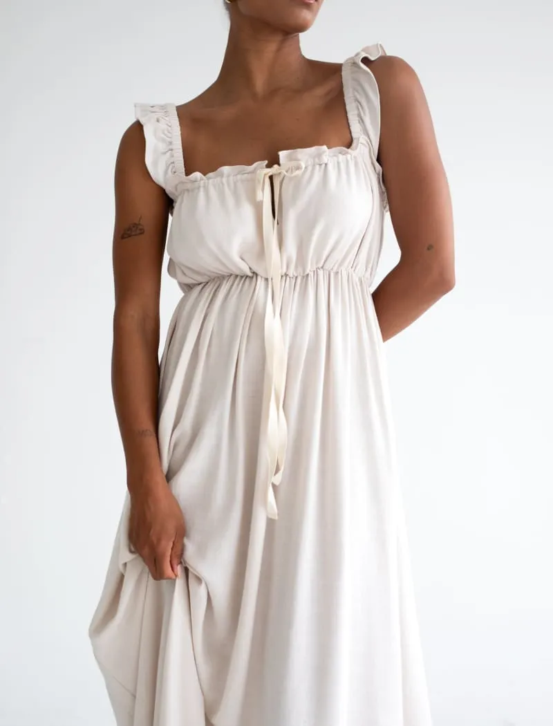 Tall Grass Maxi Dress | Natural