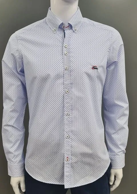 The Surf Car Paris Casual Shirt 9072 - Blue