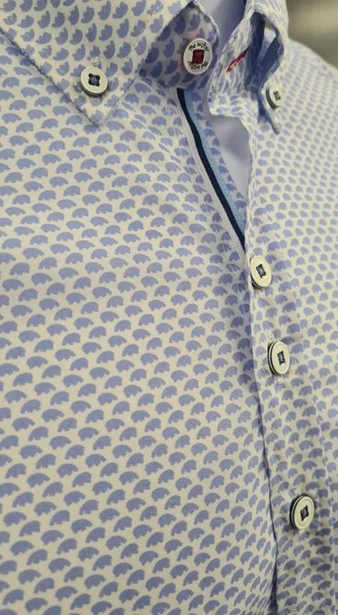 The Surf Car Paris Casual Shirt 9072 - Blue