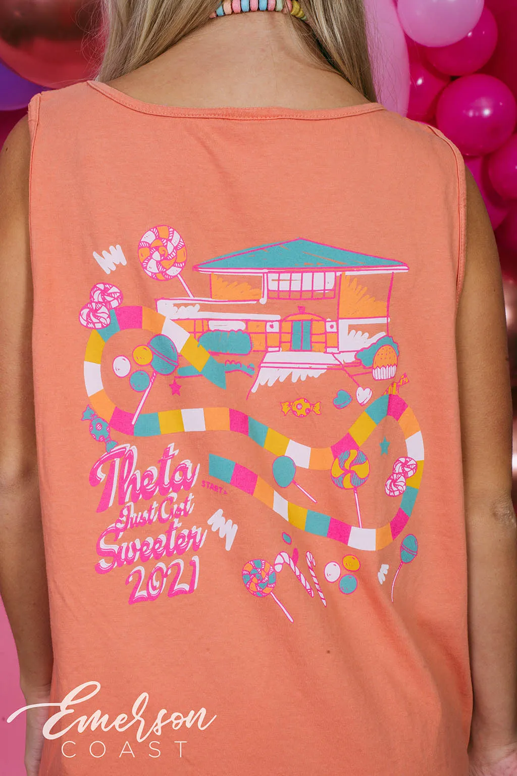 Theta Just Got Sweeter Bid Day Tank