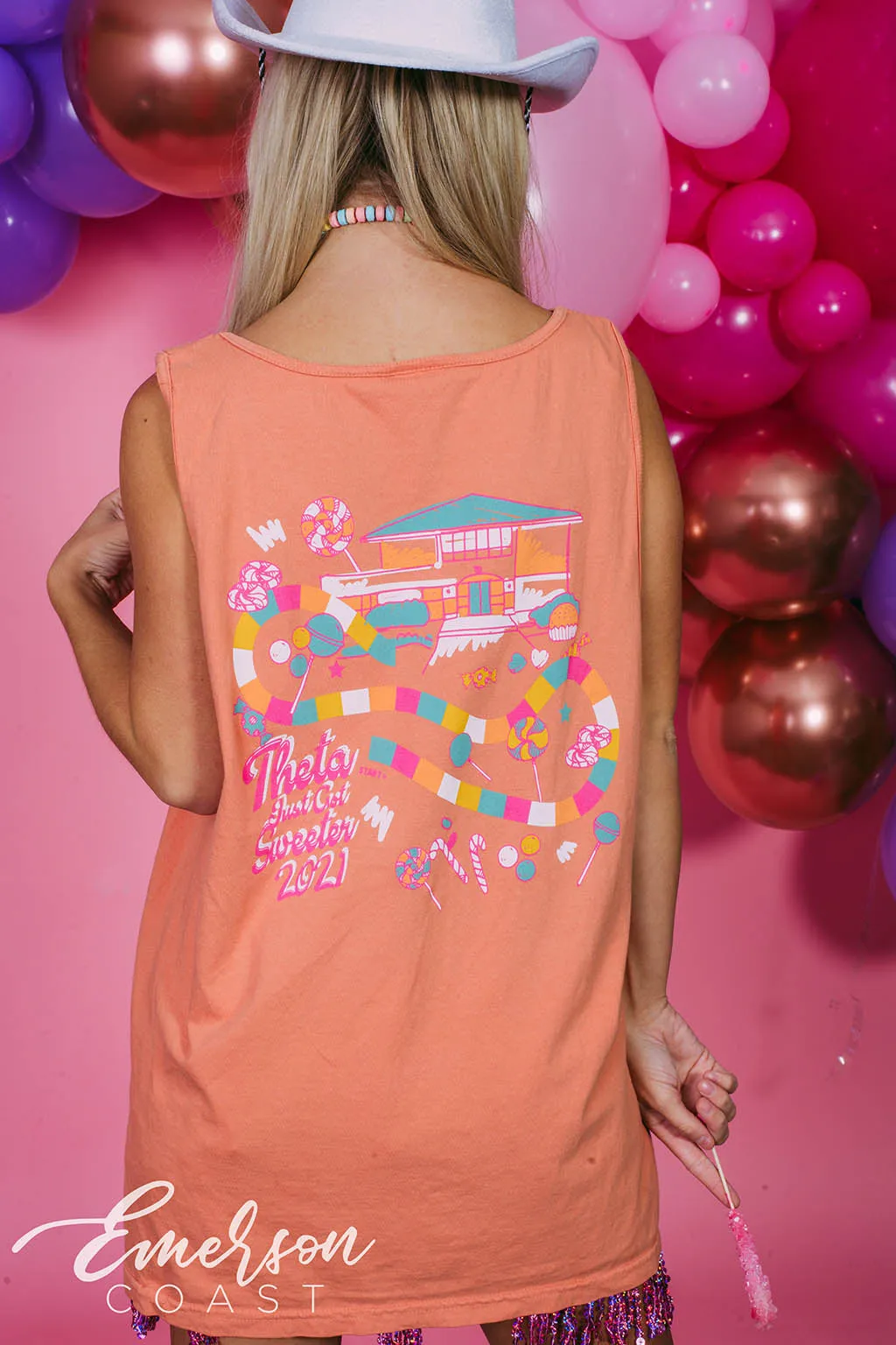 Theta Just Got Sweeter Bid Day Tank