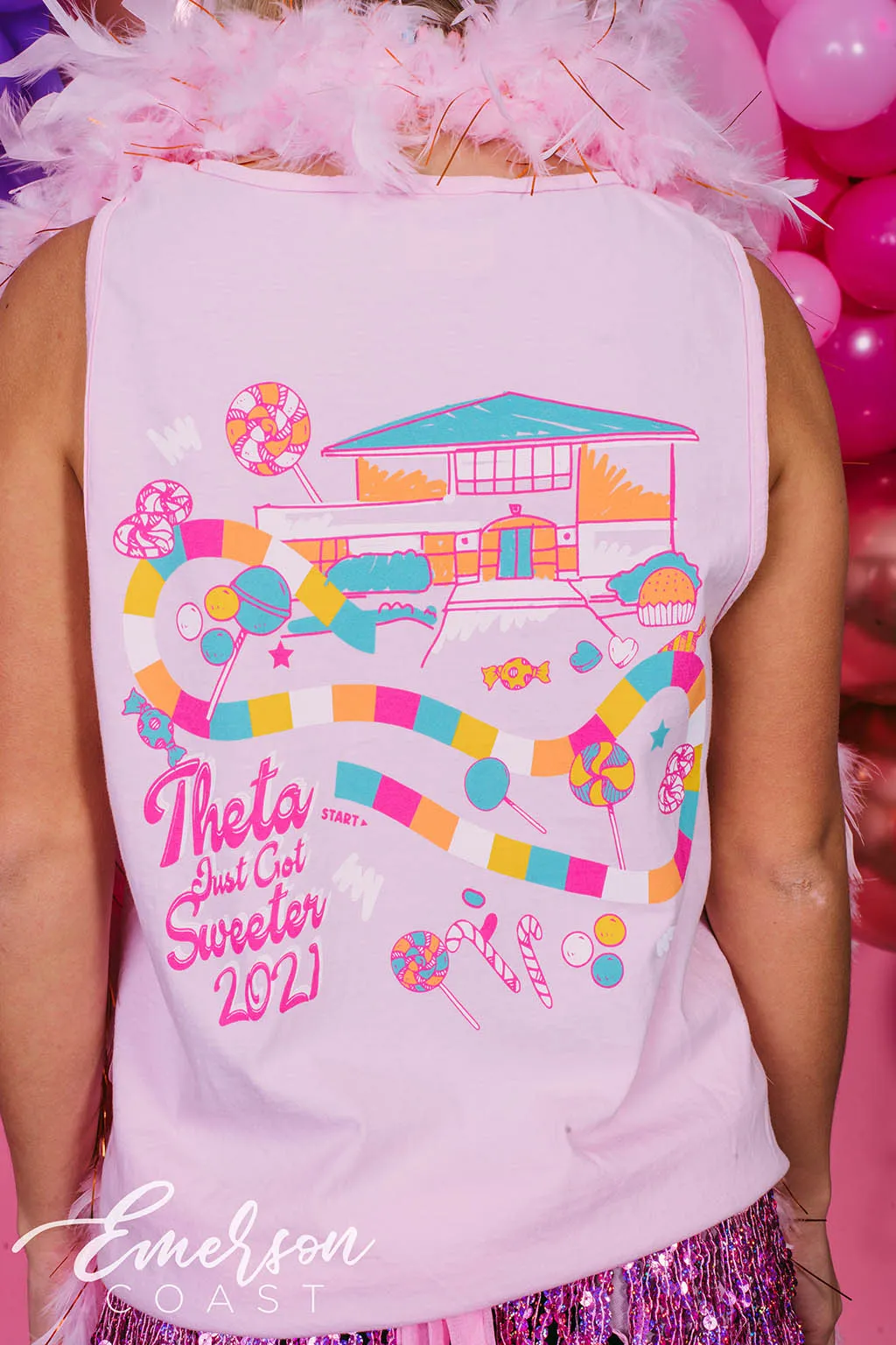 Theta Just Got Sweeter Bid Day Tank