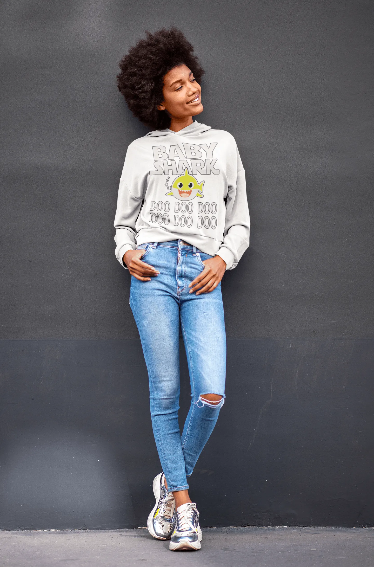 Top Koala Soft Style Little Shark Blended Cotton Unisex Pullover