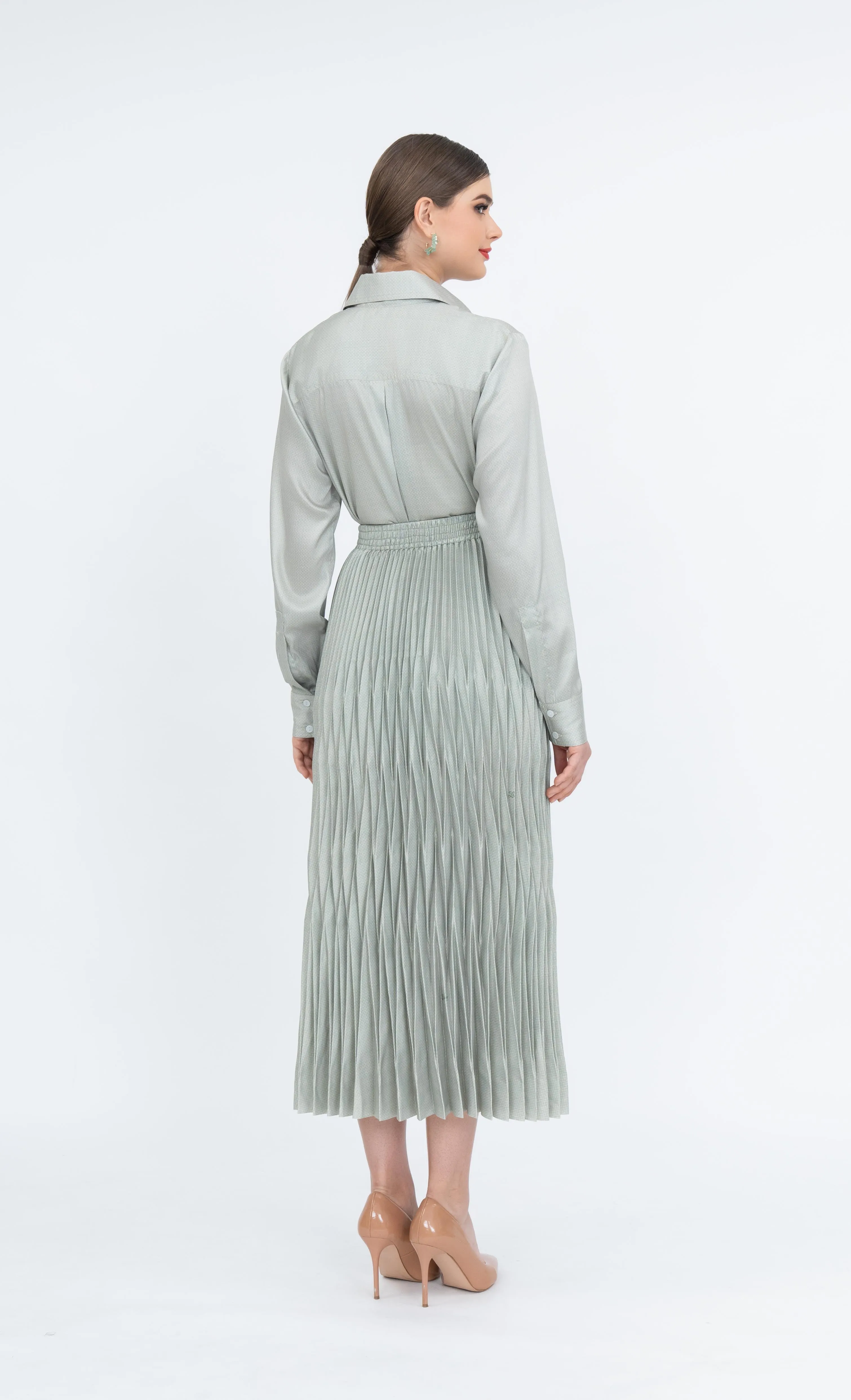 Viviana Skirt in Laurel Green