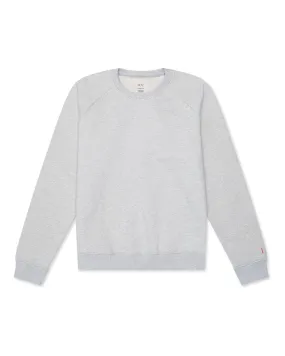 Women's Organic Pullover Sweatshirt [Light Heather Grey]