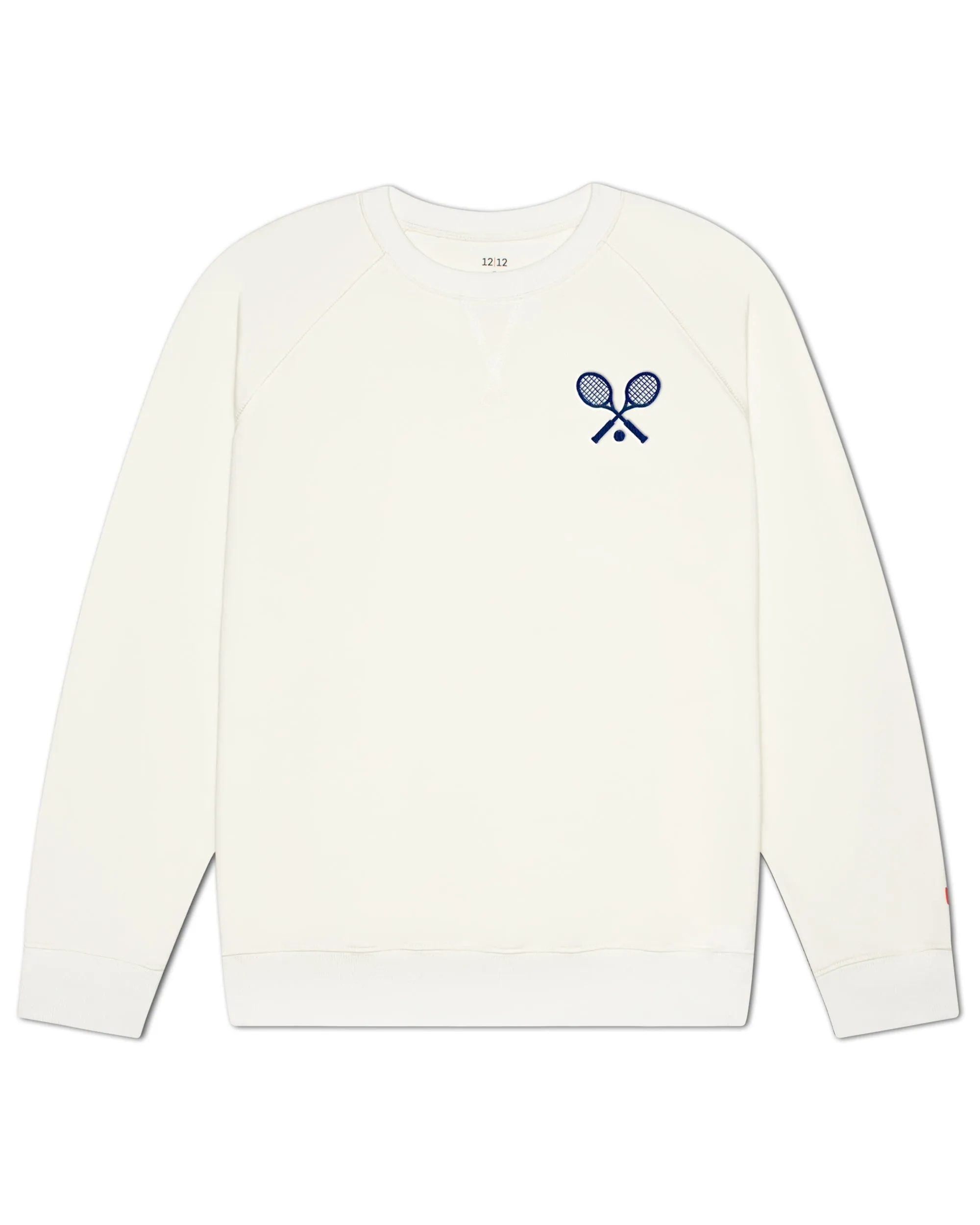 Women's Organic Pullover Sweatshirt Tennis [Cream]