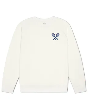 Women's Organic Pullover Sweatshirt Tennis [Cream]