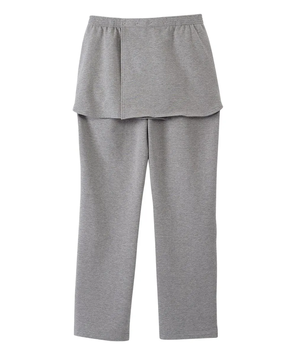 Women's Petite Open Back Fleece Pant